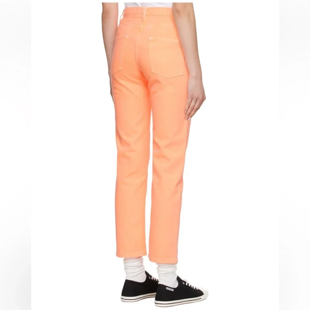 PALM ANGELS Orange Faded Jeans size 31